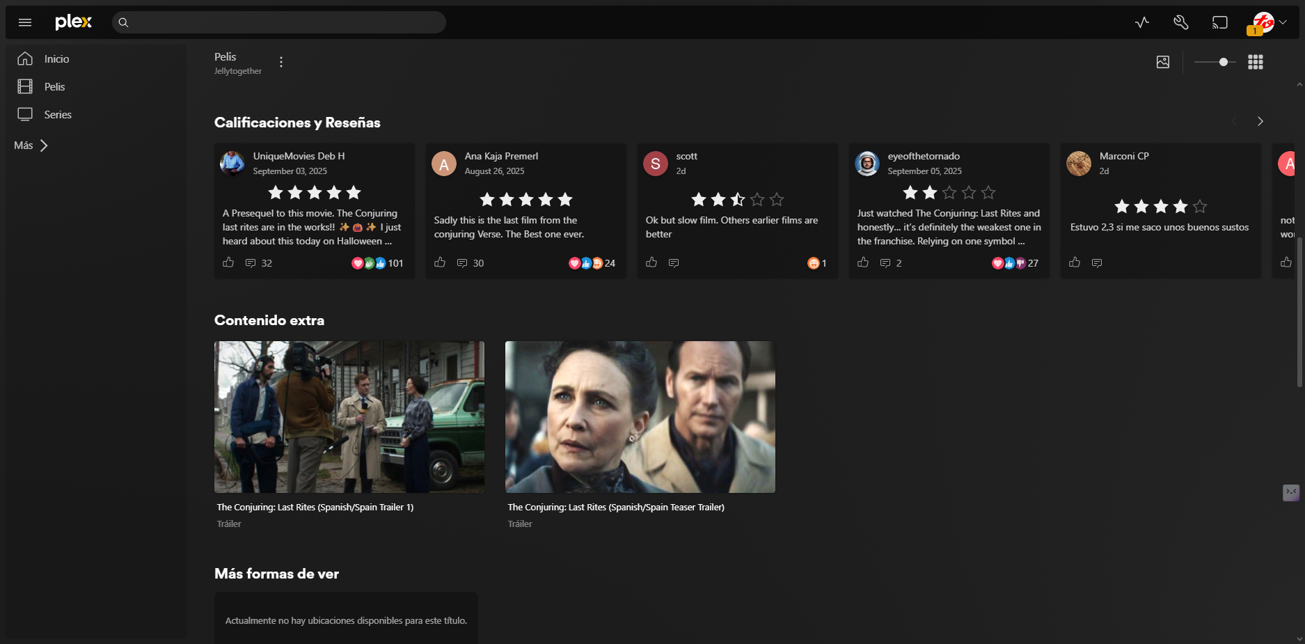 Plex Screenshot 3
